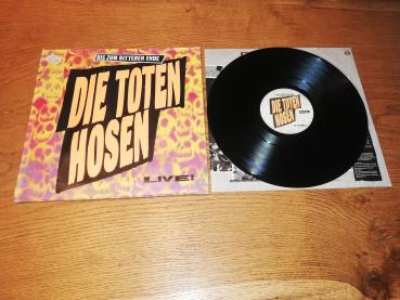 Die Toten Hosen Bis zum bitteren Ende 1987 Virgin Totenkopf TOT 111 Deutsche Pressung VG-/VG+
